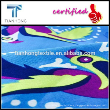 cotton printed poplin sleepwear fabrics/ bird patterns printed fabrics/jiangsu nantong